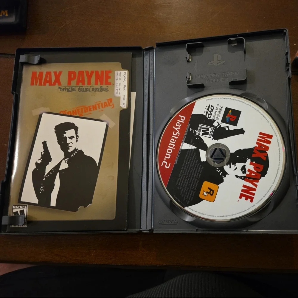 Max Payne (Sony PlayStation 2, PS2) Tested W/Pic, CIB, Authentic